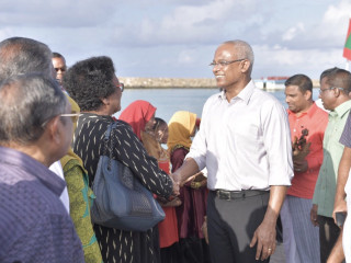 ރައީސް ސޯލިހު ނ. މަނަދޫއަށް ކުރެއްވި ދަތުރުފުޅު ނިންމަވާލެއްވުމަށްފަހު މާލެ ވަޑައިގެންފި