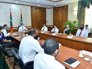 ރައީސުލްޖުމްހޫރިއްޔާގެ އޮފީހުގައި ބޭއްވި ބައްދަލުވުމުގެ ތެރެއިން