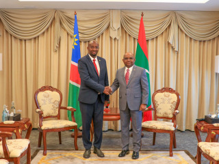 Newly appointed Non-Resident High Commissioner of Namibia to Maldives calls on the Minister of Foreign Affairs