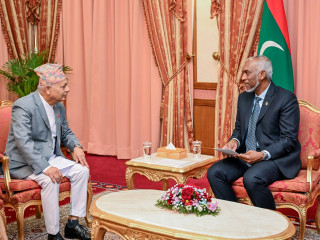The Ambassador of Nepal presented credentials to the president on Monday