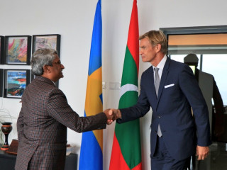 Swedish Ambassador pays a farewell call on State Minister Khaleel