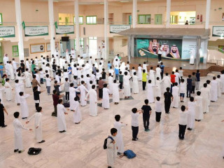 ސައުދީ ސްކޫލެއްގައި ކޮރޯނާވައިރަސްއާއި ބެހޭ މަޢުލޫމާތު ދިނުމުގެ ސެޝަންއެއްގެ ތެރެއިން