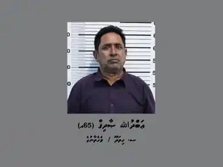 Abdulla Sadiq, who smuggled narcotics into the Maldives concealed inside vases. | Maldives Police
