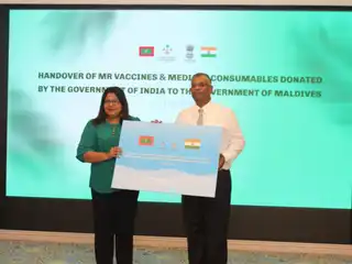 India rushes tons of medical aid to help crush Maldives measles outbreak
