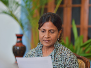 First Lady Fazna Ahmed participated in the high-level virtual panel discussion held by the World Health Organization (WHO) Regional Office for South East Asia to mark the World Health Day 2022