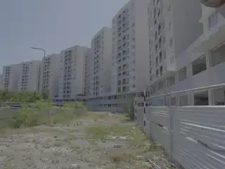 ވިނަރެސް ކުރިމަތީގައި އޮންނަ ހުސް ބިން. މިހާރު މިސަރަހައްދު ވަނީ ގޮނޑަކަށް ބަދަލުވެފައި. 