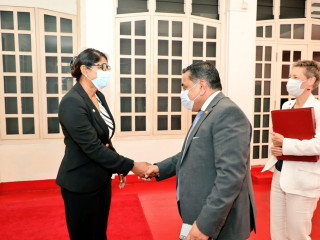 Lord Ahmad of Wimbledon, Minister of State for South and Central Asia, UN and the Commonwealth of the United Kingdom called on Minister Mariya on Tuesday