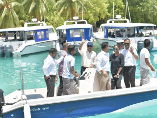 ރައީސުލްޖުމްހޫރިއްޔާގެ މިދަތުރުފުޅުގައި ވަނީ ބ. އަތޮޅުގެ ފަސް ރަށަކަށް ޒިޔާރަތްކުރައްވައިފަ