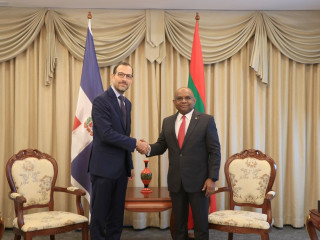 Newly appointed Ambassador of the Dominican Republic to the Maldives called on Foreign Minister Shahid on Wednesday