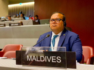 Speaker of Parliament Mohamed Aslam at the Third Conference of the NAM PN
