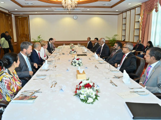 President Dr. Mohamed Muizzu has met with a delegation from the United States of America