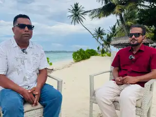 ހޮނިހިރު ދުވަހުގެ ފަށާއިރު ޕްރޮގްރާމްގައި ބަނޑިދޫ ކައުންސިލްގެ ނައިބު ރައީސް އަހުމަދު އީސަ ވާހަކަ ދައްކަވަނީ