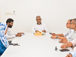 The president met members of M. Maduvvari council and WDC on Wednesday