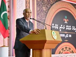 މިނިވަން ދުވަހުގެ ރަސްމީ ޖަލްސާގައި ރައީސް މުއިއްޒު ވާހަކަފުޅު ދައްކަވަނީ