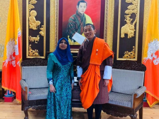 Didi paid a courtesy call on Prime Minister of Bhutan on Thursday