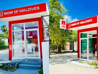 BML opened the ATM centers in Feridhoo and Bodufolhudhoo