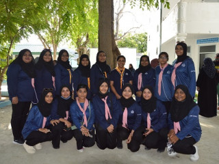 Chief Guide, First Lady Fazna Ahmed participates in the Maldives Girl Guide Association's Eid Project