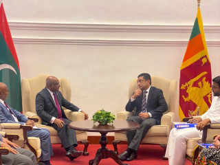 FM Shahid touched down in Colombo on the official visit on Wednesday