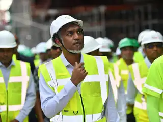 ރައީސް ޑރ. މުއިއްޒު ތިލަމާލެ ބްރިޖުގެ މަސައްކަތް ބައްލަވާލައްވަނީ