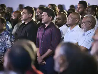 ޖަގަހަ ހުޅުވުމަށް ބޭއްވި ޖަލްސާ ގައި މޫސާ އަލީ ޖަލީލުގެ ކެމްޕެއިން ހަރަކާތުގެ ތެރެއިން