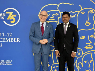 Vice President Latheef met the United Nations High Commissioner for Human Rights on Monday