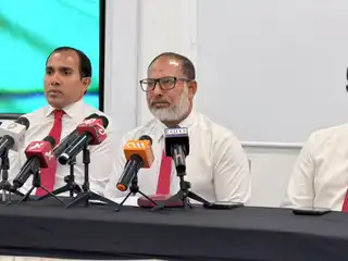 From the press conference held regarding the Ras Male' project.