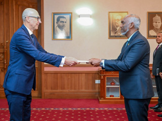 Ambassador of Italy to Maldives Damiano Francovigh presented his credentials to the Maldivian president on Monday