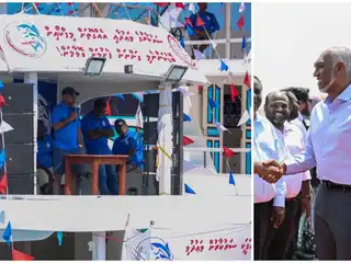 މަސްވެރިންގެ ކަންބޮޑުވުންތަކަށް ބީރު ކަންފަތެއް ދެއްވާ، ރައީސް މުޢިއްޒު މަސްވެރިންގެ ދުވަސް ފާހަގަ ކުރެއްވުމަށް ދުވާފަރަށް ވަޑައިގެންފި