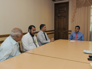 ނައިބު ރައީސް ފައިޞަލް ނަސީމް، ހިރިލަންދޫ ކައުންސިލް މެންބަރުންނާ ބައްދަލުކުރެއްވުން