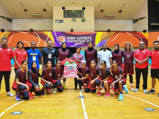 First Lady Fazna Ahmed met the women's national basketball team