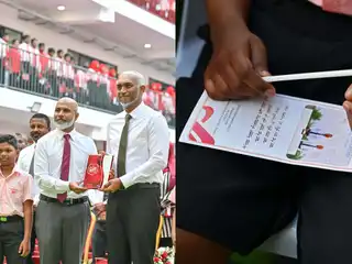 ދަރިވަރުންގެ ކުރިމަތީގައި ރައީސް މުޢިއްޒުގެ އެޑިއުކޭޝަން މިނިސްޓަރު ސިޔާސީގޮތުން ޗެލެންޖު ކުރައްވައިފި