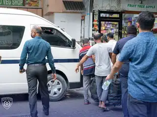 A large number of expatriates are being taken into the custody of Maldives Immigration. | Maldives Immigration