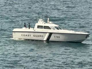 Coast Guard patrolling Malé harbor 