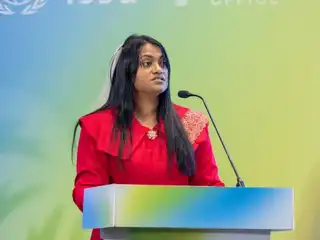 މޯލްޑިވްސް ޕެންޝަން އެޑްމިނިސްޓްރޭޝަން އޮފީހުގެ ޗީފް އޮޕަރޭޓިން އޮފިސަރު (ސީއޯއޯ) ގެ މަގާމުގައި ހުންނެވި މަރިޔަމް ޝިއުނާ