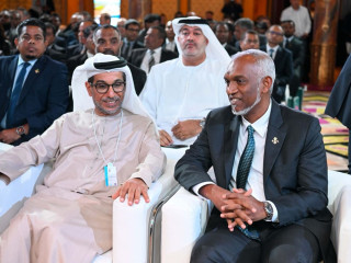 The Maldivian president attended the Invest Maldives 2024 Dubai on Tuesday