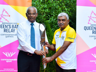 Maldives welcomes the "Birmingham 2022 - Queen’s Baton"