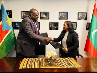 The Maldives and South Sudan established diplomatic relations on Thursday