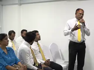 ނައިފަރު ދާއިރާގެ ކުރީގެ މެންބަރު އަބްދުﷲ ރަޝީދު ހޯމަ ދުވަހުގެރޭ ބޭއްވި އެމްޑީޕީގެ ގައުމީ މަޖިލީހުގެ ބައްދަލުވުމުގައި ވާހަކަދައްކަވަނީ
