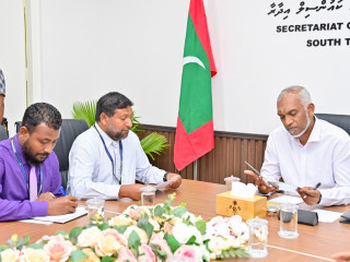 The president met members of HDh. Nolhivaram council and WDC on Monday