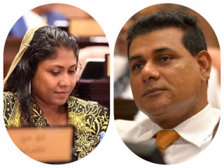 MPs Hisaan Hussain and Ahmed Siyam Mohamed 