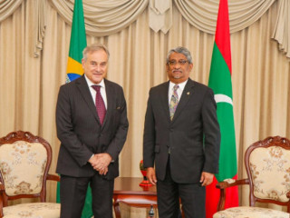 The newly appointed Ambassador of Brazil to the Maldives called on the Minister of State for Foreign Affairs on Monday