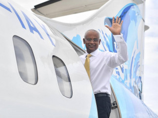 The President commences an official visit to Addu City