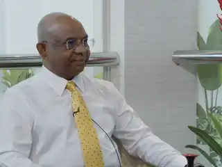 ރާއްޖެ ޓީވީގެ ފަށާއިރު ޕްރޮގްރާމްގައި އެމްޑީޕީގެ ކުރީގެ ރައީސް އަބްދުﷲ ޝާހިދު 