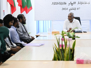 The president met the island council and WDC members of Hirilandhoo on Wednesday