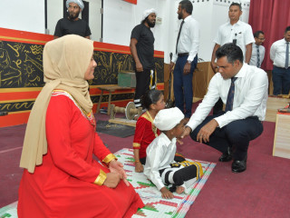 The Vice President inaugurates an arts and crafts exhibition in Kulhudhuffushi City