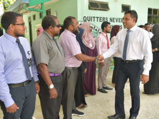 The Vice President traveled to Himmafushi on Wednesday