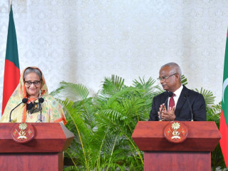 This was revealed during the joint press conference held by Sheikh Hasina and President Solih on Thursday