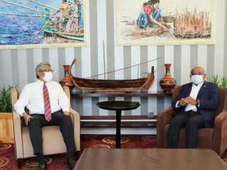 FM Shahid departed to Delhi, India on Wednesday afternoon