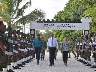 ރައީސް ސޯލިހު ގައުމީ ކެޑޭޓް ކޭންޕަށް ކުރެއްވި ޒިޔާރާތުގެ ތެރެއިން