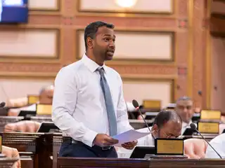 ގަލޮޅު ދެކުނު ދާއިރާގެ މެންބަރު މީކާއިލް އަހުމަދު ނަސީމް 